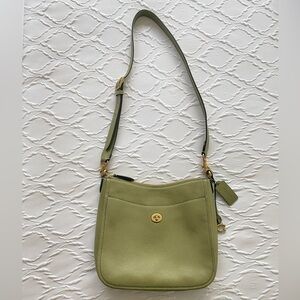 Coach - Pebble Leather Chaise Crossbody Bag in Sage Green